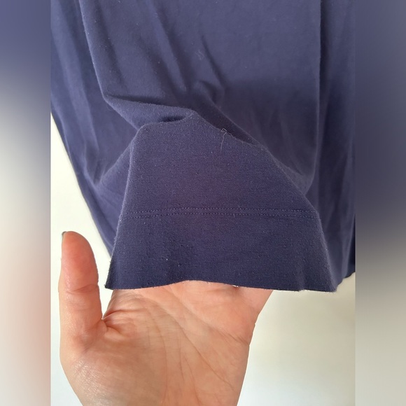 Eileen Fisher Large Top Womens Black Square Neck Boxy Neutral Minimalist USA - Picture 8 of 8